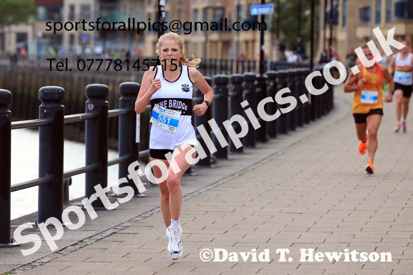 Bridges of the Tyne 5 Mile Road Race, Newcastle Quayside.  Photo: David T. Hewitson/Sports for All Pics